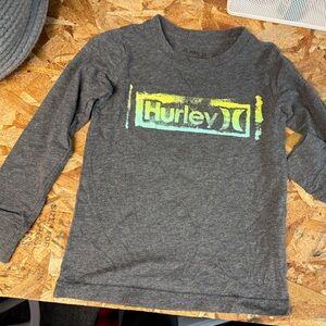 Boys Hurley Gray Long Sleeve Shirt